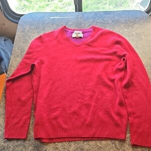 1901 Womens Cashmere Vneck Sweater